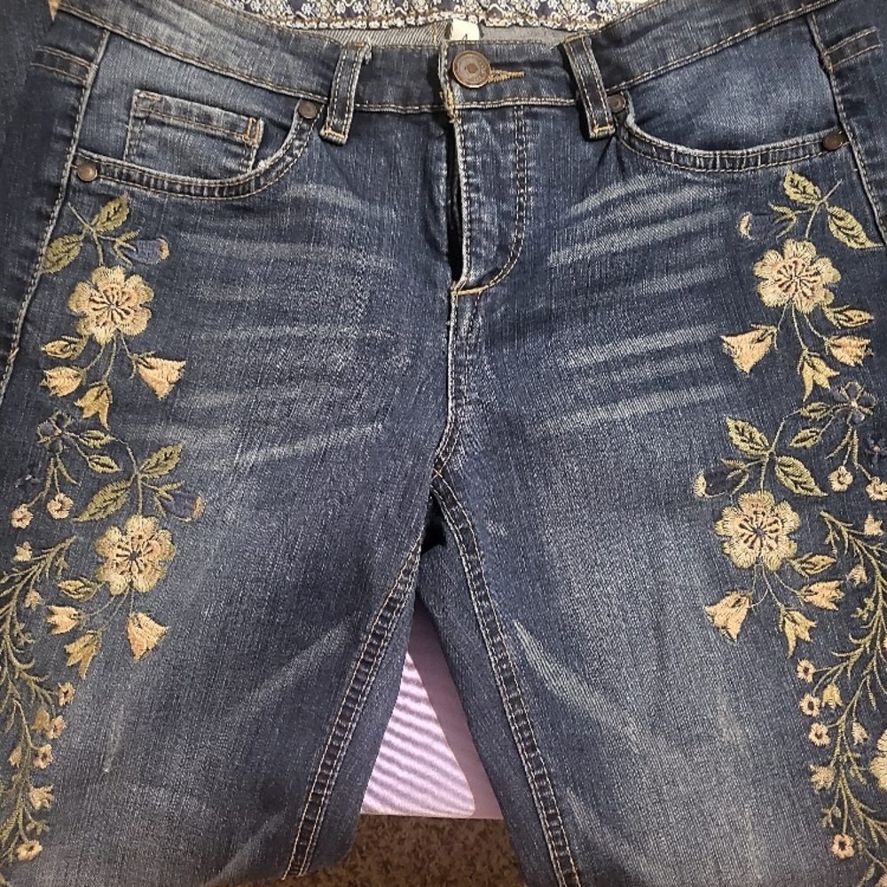 Code Bleu Blue Boyfriend Jeans